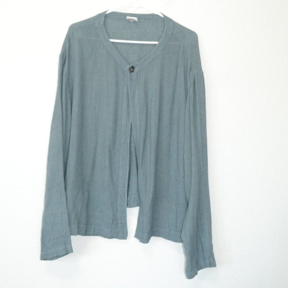 CP Shades Long Sleeve One Button Cardigan Size Large